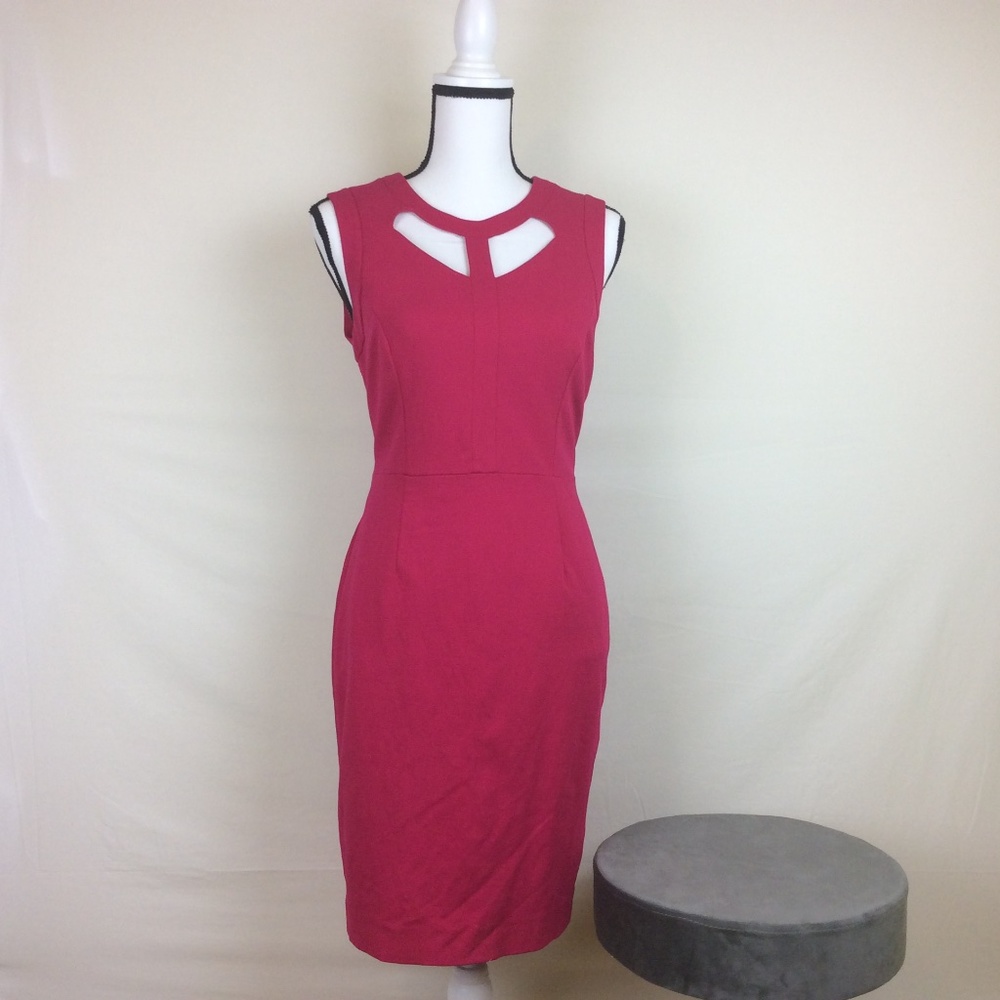 Nine West Women's Solid Ponte Dress